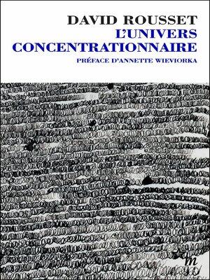 cover image of L'Univers concentrationnaire